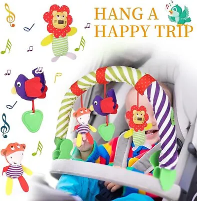 Baby Play Arch Crib Toys Stroll Activity Arch With Rattle Crib Pram Sleep Toys • £14.99