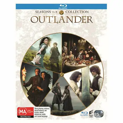 $159.99 • Buy Outlander Collection: Season 1-5 | Boxset (Box Set 25 Discs, Blu-ray) NEW/SEALED