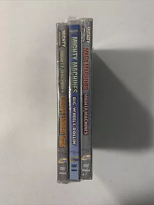 New Lot Of 3 Mighty Machines DVDs: Mega Machines Big Wheels Rollin’ Chomp… • $21.99