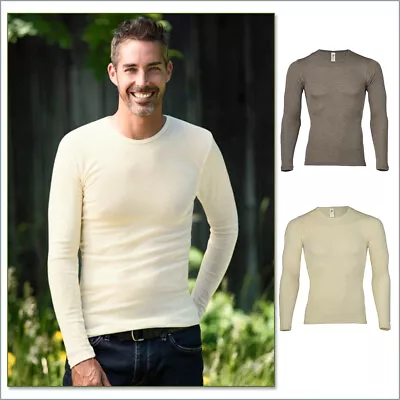 $58.99 • Buy ENGEL Men's Underwear Base Layer Long Sleeve Top, Organic Merino Wool Silk