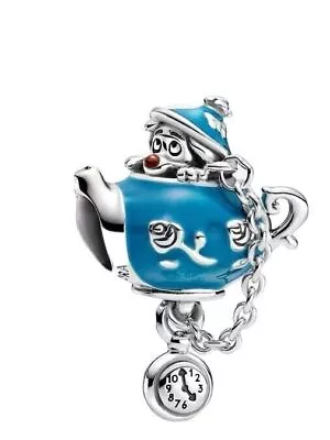 Pandora  ALE 925 SILVER Alice In Wonderland Teapot Charm • £2.95