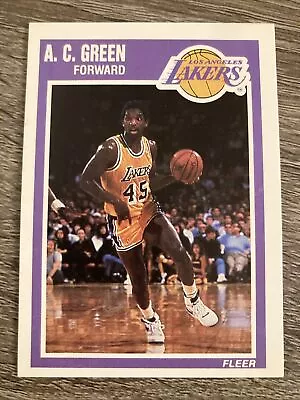 1989-90 Fleer #76 A.C. Green Lakers • $0.99