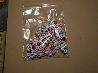 Small Bag Of Mixed Alphabet/Letter Beads: 150pcs (Lot 2) • £2.50