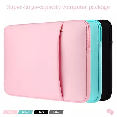 Laptop Sleeve Bag Carry Case Cover Pouch For Macbook Air Pro HP 13 14 15.6 Inch • $20.99