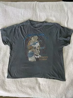 Vintage Metallica T-Shirt Harvester Of Sorrow 1988 Tour - Size L/XL 27x29 • $16