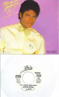 MICHAEL JACKSON  Pretty Young Thing  Rare Promo 45 With PicSleeve • $14.99