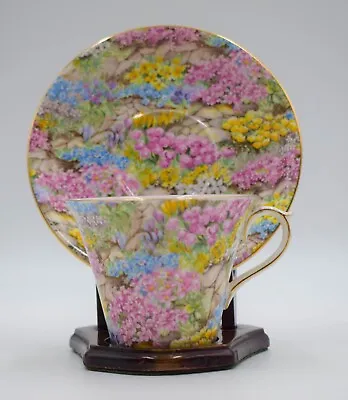 Shelley Rock Garden Chintz Cup And Saucer • $65