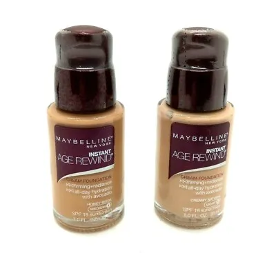 Instant Age Rewind By Maybelline 1 Oz / 30 Ml Cream Foundation Select Color R18 • $9.99