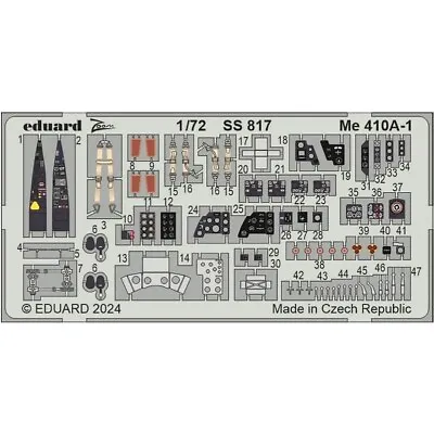 1:72 Me 410A-1 Zoom Detail Set For Airfix SS817 Eduard • £8.95