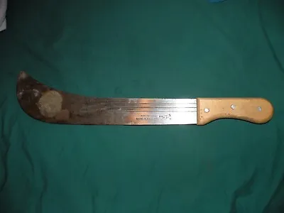 Vintage Martindale Machete Made In England 22  Crocodile Logo Alligator Steel • $64.46