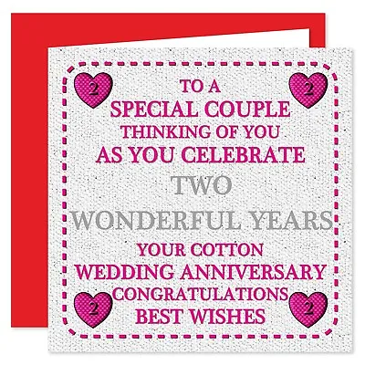 £4.50 • Buy 1st - 70th Years Your Wedding Anniversary Card - Family Friends - Special Couple