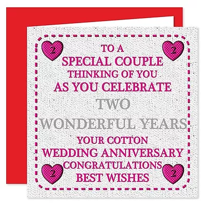 1st - 70th Years Your Wedding Anniversary Card - Family Friends - Special Couple • £4.75