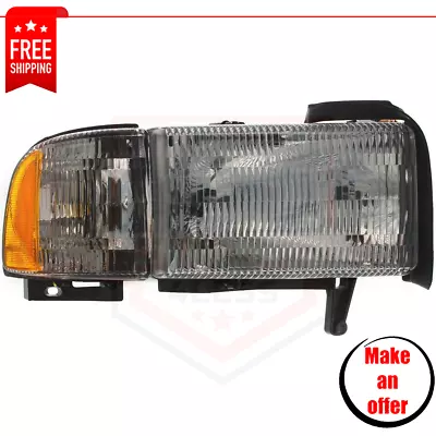 Headlight 55076748AD Halogen Right Side For 1999-2001 Dodge Ram 1500/2500/3500 • $189.99