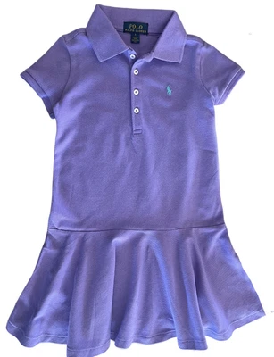 £16.99 • Buy Girls Ralph Lauren Polo T Shirt A Line Tennis Dress Lilac Cotton  Age 2T