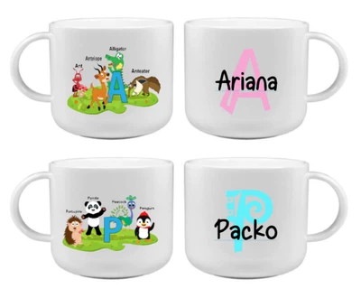 Personalised Children Kids Polymer Plastic Unbreakable 6oz MugS Cup • £7.99