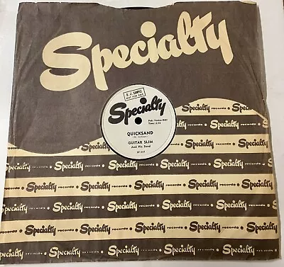 Guitar Slim 1955 R&B BLUES 78 Quicksand/Think It Over SPECIALTY DJ  Mint- HEAR • $50