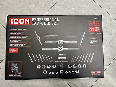 ICON TDST-41 SAE Tap And Die Set 41-Piece 59158 New • $77.99