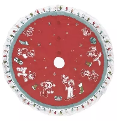 Disney Store Mickey Mouse  & Friends Vintage Christmas Tree Skirt 2022 NEW • $77