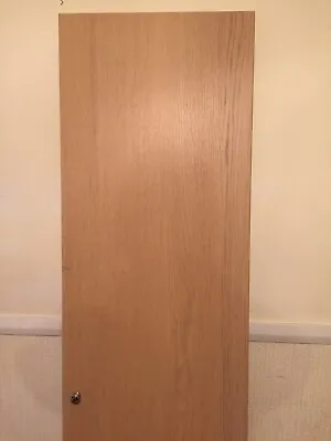 Ikea Pax Wardrobe Door Oak/white Stained 50x195cm +Gold Handle Discontinued • £39.99