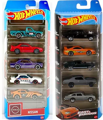 Hot Wheels 5 Pack 2023 Brand New Fast And Furious & Nissan • $20