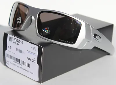 OAKLEY Gascan POLARIZED Sunglasses X-Silver/Prizm Black OO9014-C1 RARE • $139.95