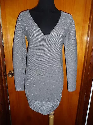 Victoria's Secret Moda International Reversible Metallic Sweater Dress S New • $24.99