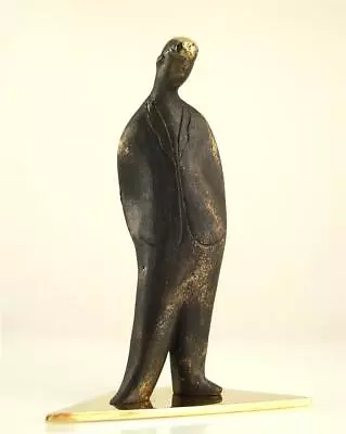 Carl AUBOCK Vienna Brass Sculpture   Architect SCHWANZER   Hagenauer Bronze Era • $489.99