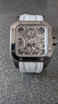 £250 • Buy Boderry Storm Tittanium Square Skeleton  Watch