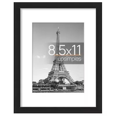 Upsimples 8.5X11 Picture Frame Display Pictures 6X8 With Mat Or 8.5X11 Without • $12.29