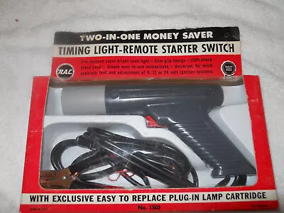 Vintage RAC Timing Light Remote Starter Switch In Box Man Cave Item • $8