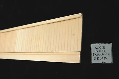 WAINSCOT KIT 1 W/ Panels Chair Rail & Baseboard - Dollhouse 1/12 Scale  21  LONG • $6.49