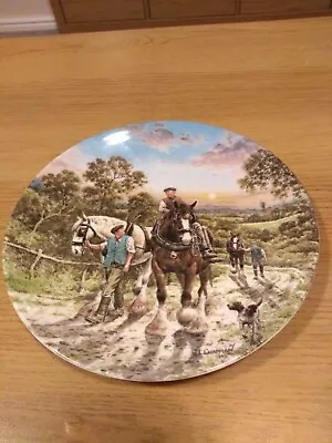 £4.99 • Buy Wedgwood Life On The Farm 'End Of The Day' By John L Chapman Collector Plate