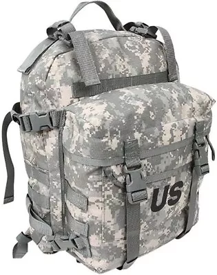 US ARMY ACU ASSAULT PACK 3 DAY MOLLE II BACKPACK  Made In USA With Stiffiner • $19.99