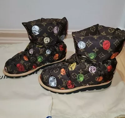 Louis VUITTON PILLOW SNOW & RAIN BOOT WATER REPELLENT FORNASETTI MONOGRAM 40=10 • $2955