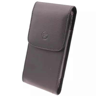 Case Belt Clip Leather Holster Cover Pouch Vertical Carry For Cell Phones • $16.14