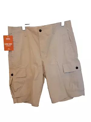 NWT Dockers Cargo Shorts Classic Fit Pacific Collection Mens Size 34 * MSRP $50 • $18.99