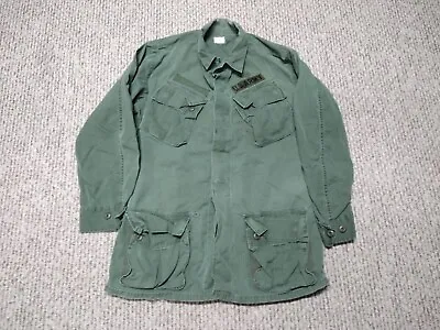 Vintage USA Vietnam OG 107 Slant Pocket Poplin Jungle Jacket Shirt  • $89.99