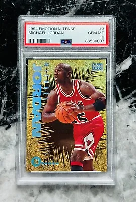 1994 Emotion N-Tense #3 Michael Jordan PSA 10 • $1599.99