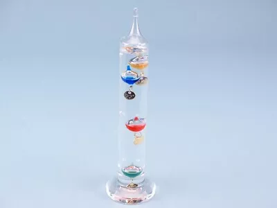 Small Galileo Thermometer 18cm Collectable Scientific Decorative Gift Idea • £11.99