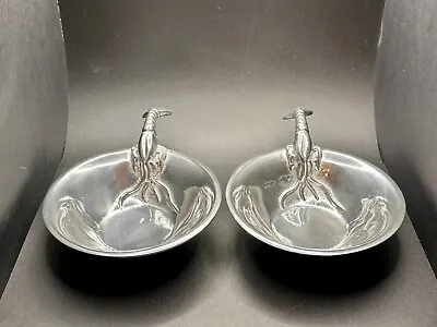 Set Of 2 Mariposa Brillante Lobster Crawfish 5  Bowls • $50