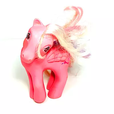 '87 My Little Pony G1 Pink Twinkle Eye Locket Pegasus Gem Eyes Hong Kong VTG • $34.99