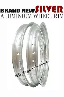 Yamaha Yz80 G/h/j/k 1980-1983 Aluminium (silver) Front + Rear Wheel Rim • $154.18