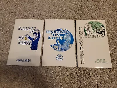 John Carney Magic Book Lot Up Close Conjuring Con & Uncovered Catman Press • $170