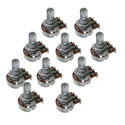 FLEOR 10pcs Mini B500K Guitar Potentiometer Pots Tone Volume Control Short Shaft • $8.92