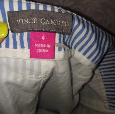 Vince Camuto: Blue/white Stripe Pants 15$ 4 • $15