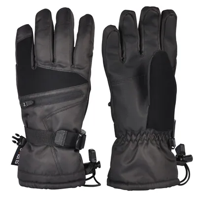 Men's Thinsulate 3M Water Resistant Waterproof Winter Snow Ski Gloves SIZE L • $14.99