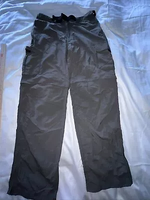 Eastern Mountain Sports Pants Mens 34 Nylon Hiking Convertible Cargo Shorts Belt • $19.99