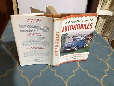 Observers Book Of Automobiles 1959 .359 With A Copy Dust Jacket  • £29.99