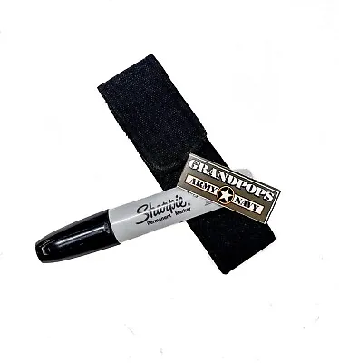 Tactical Mini Maglite Black Quick Release Nylon Marker / Flashlight Belt Holder • $3.99
