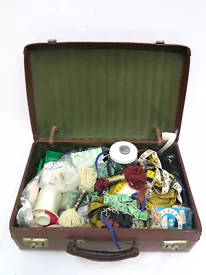 Vintage Sewing Box Bundle Job Lot Thimbles Button Retro Collection Haberdashery • £22.99